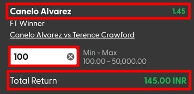 การเดิมพันในมวย เดิมพันอธิบาย